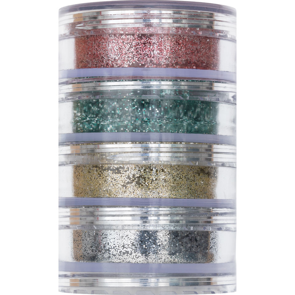 Pintura Natural Glitter / Φυσικό Γκλίτερ Συσκευασία 4 Χρωμάτων - Image 2