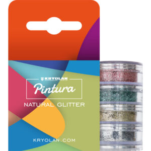 Pintura Natural Glitter / Φυσικό Γκλίτερ Συσκευασία 4 Χρωμάτων